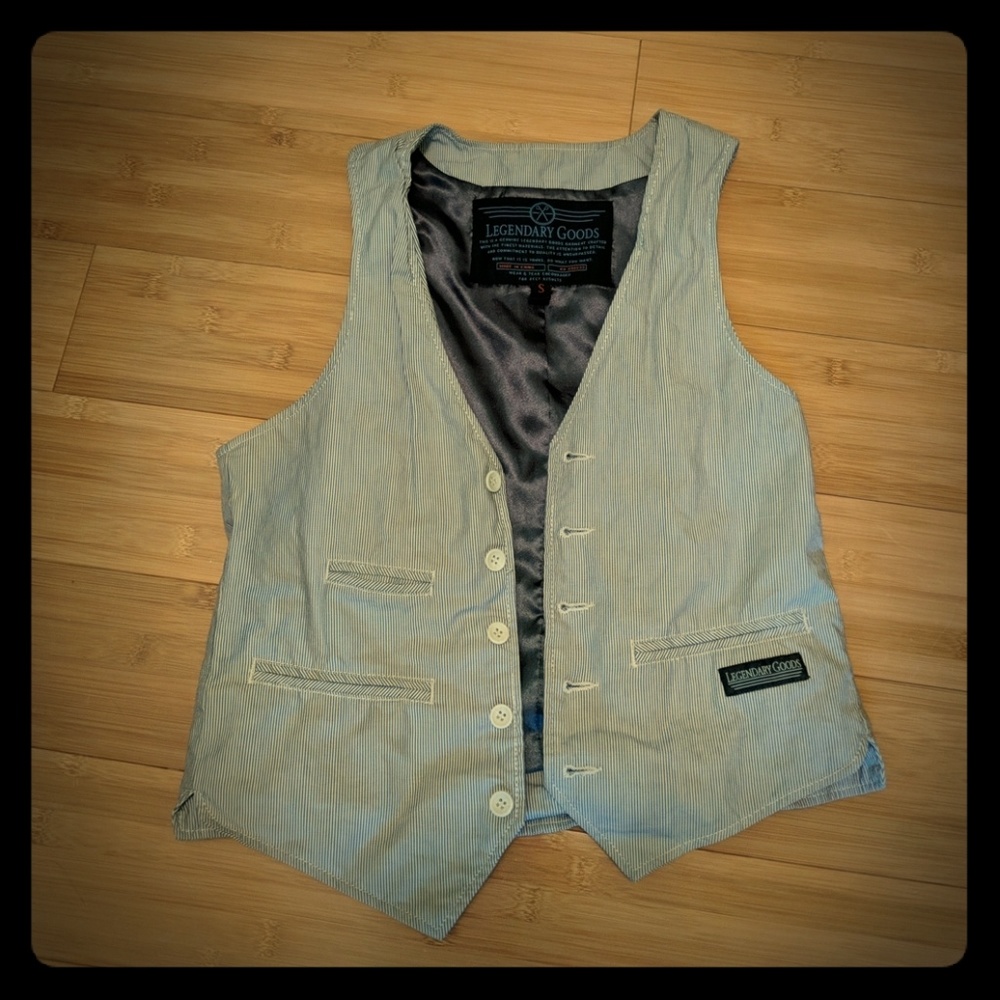 Conductor striped vest